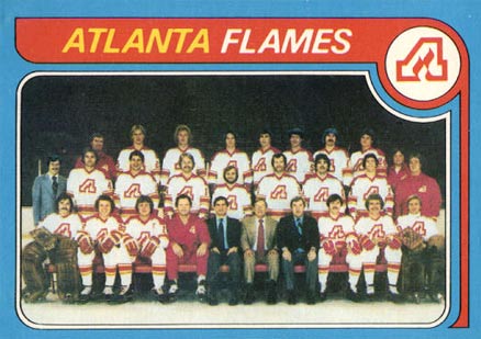 1979 O-Pee-Chee Flames Team #244 Hockey Card