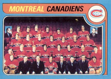 1979 O-Pee-Chee Canadiens Team #252 Hockey Card