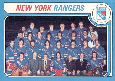 1979 O-Pee-Chee Rangers Team #254 Hockey Card