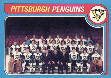 1979 O-Pee-Chee Penguins Team #256 Hockey Card