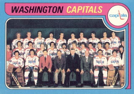 1979 O-Pee-Chee Capitals Team #260 Hockey Card
