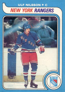 1978-79 O-Pee-Chee #255 Ulf Nilsson New York Rangers RC Rookie Hockey Card 