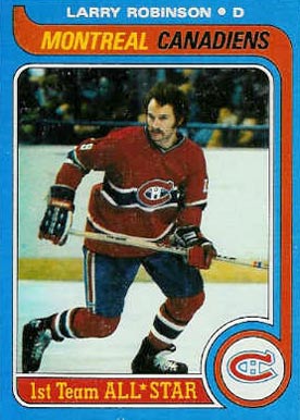 1979 O-Pee-Chee Larry Robinson #50 Hockey Card