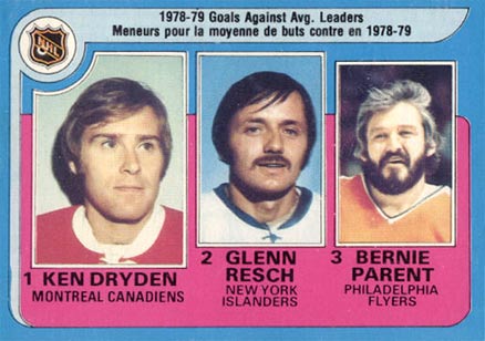 1979 O-Pee-Chee Goals Against Average Leaders #6 Hockey Card