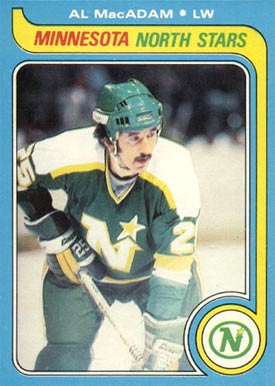 1979 Topps Al MacAdam #104 Hockey Card