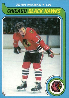 1979 Topps John Marks #16 Hockey Card