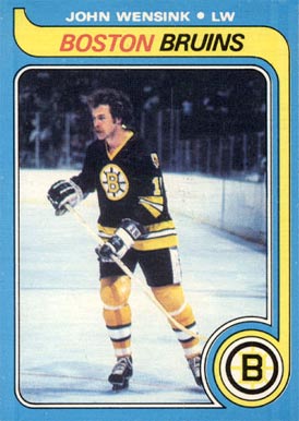 1979 Topps John Wensink #182 Hockey Card