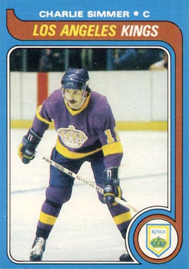 1979 Topps Charlie Simmer #191 Hockey Card