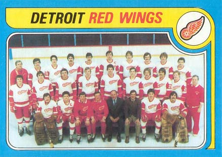 1979 Topps Detroit Red Wings Team #249 Hockey Card