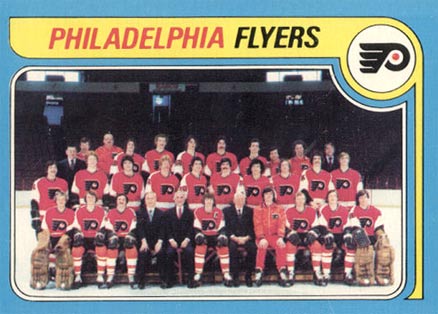 1979 Topps Philadelphia Flyers Team #255 Hockey Card