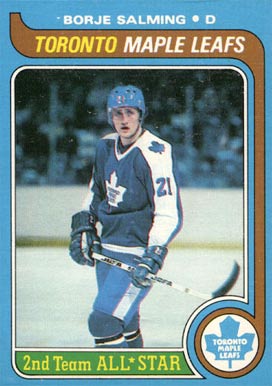 1979 Topps Borje Salming #40 Hockey Card