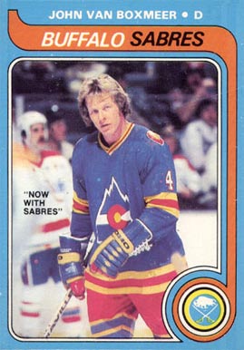 1979 Topps John Van Boxmeer #96 Hockey Card