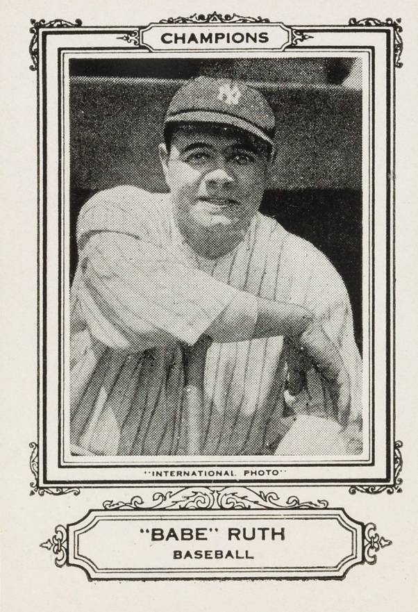 1926 Spalding Champion Babe Ruth #37 Baseball Card
