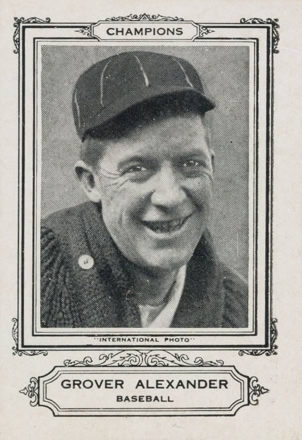 1926 Spalding Champion Grover Alexander #2 Baseball Card