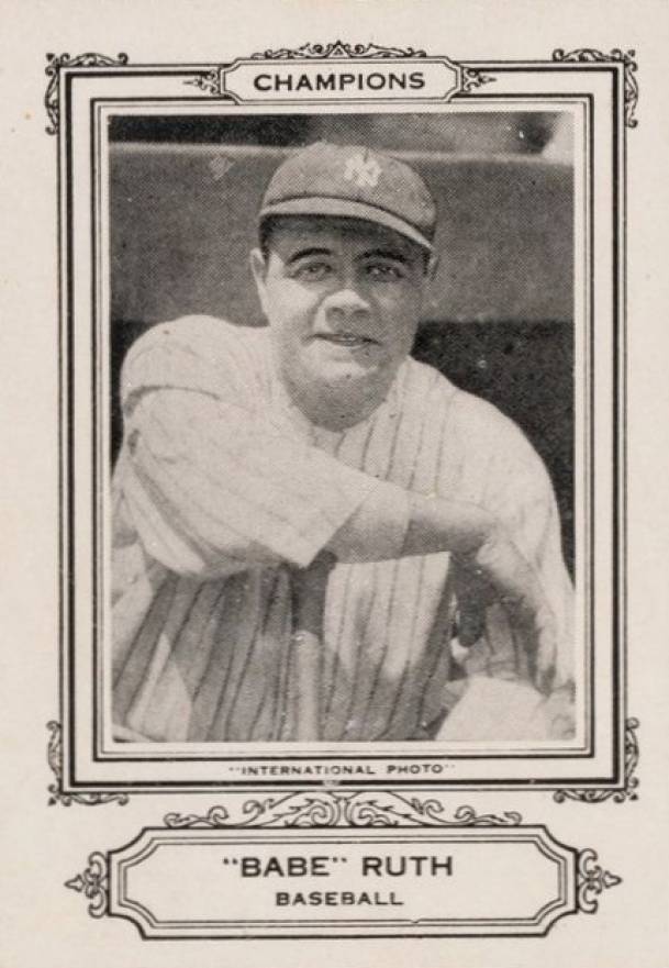 1926 Spalding Champion Babe Ruth #36 Baseball Card