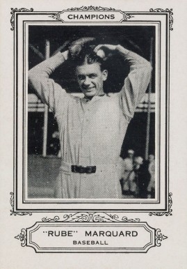 1926 Spalding Champion Rube Marquard #29 Baseball Card