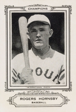 1926 Spalding Champion Rogers Hornsby #21 Baseball Card