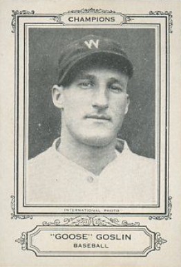 1926 Spalding Champion Goose Goslin #16 Baseball Card