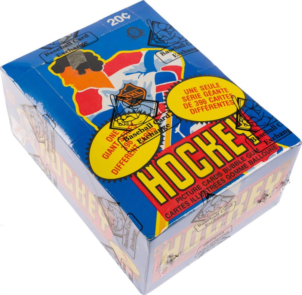 1980 O-Pee-Chee Wax Pack Box #WPB Hockey Card