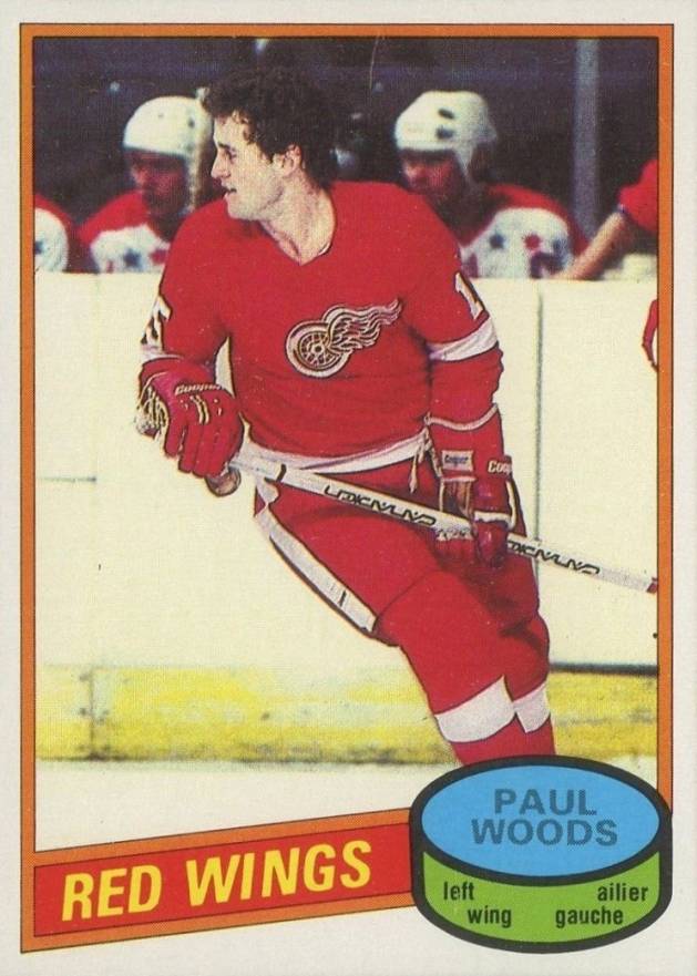 1980 O-Pee-Chee Paul Woods #148 Hockey Card