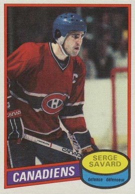 1980 O-Pee-Chee Serge Savard #26 Hockey Card