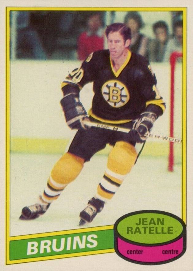 1980 O-Pee-Chee Jean Ratelle #6 Hockey Card