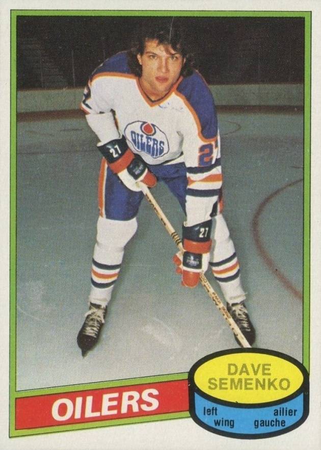 1980 O-Pee-Chee Dave Semenko #360 Hockey Card