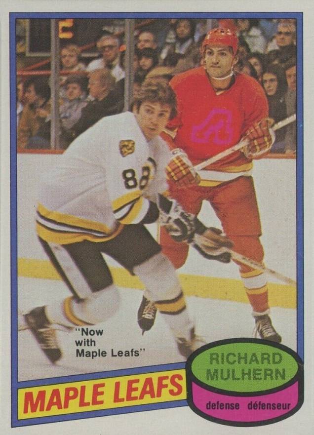 1980 O-Pee-Chee Richard Mulhern #350 Hockey Card
