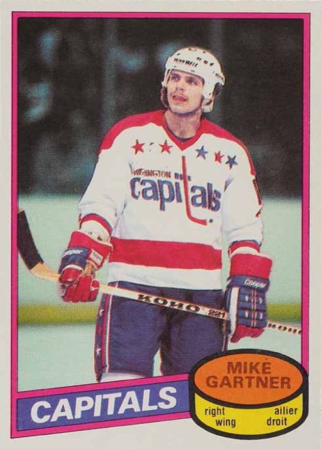 1980 O-Pee-Chee Mike Gartner #195 Hockey Card