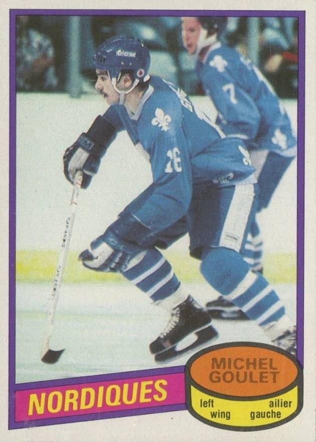 1980 O-Pee-Chee Michel Goulet #67 Hockey Card