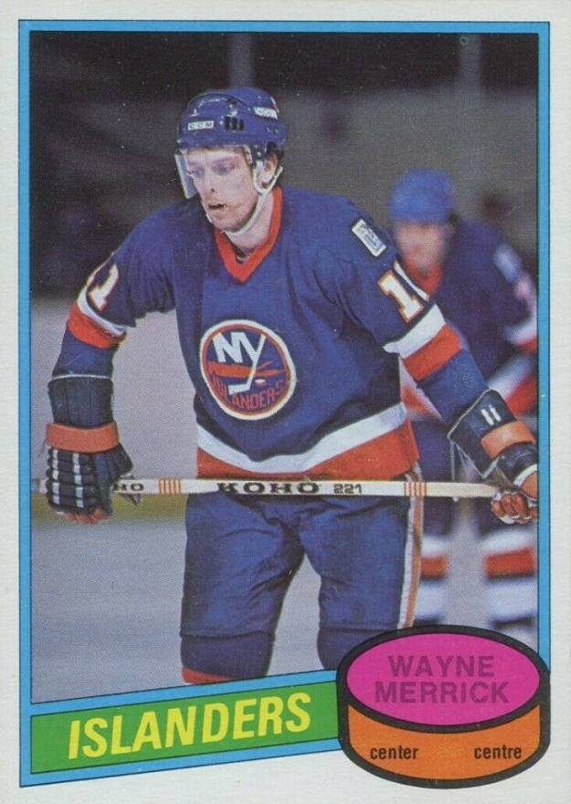 1980 O-Pee-Chee Wayne Merrick #345 Hockey Card