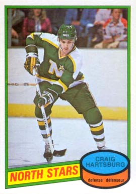 1980 O-Pee-Chee Craig Hartsburg #317 Hockey Card