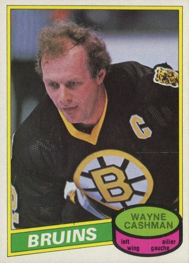 1980 O-Pee-Chee Wayne Cashman #318 Hockey Card