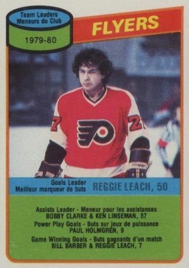 1980 O-Pee-Chee Flyers Scoring Leaders #249 Hockey Card