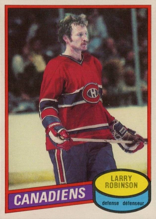 1980 O-Pee-Chee Larry Robinson #230 Hockey Card