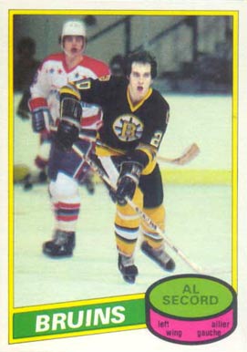 1980 O-Pee-Chee Al Secord #129 Hockey Card