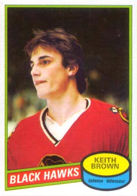 1980 O-Pee-Chee Keith Brown #98 Hockey Card