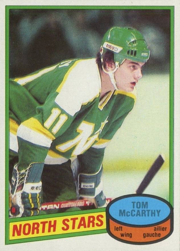 1980 O-Pee-Chee Tom McCarthy #93 Hockey Card