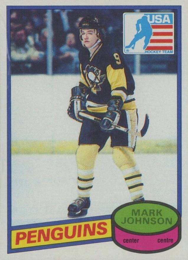 1980 O-Pee-Chee Mark Johnson #69 Hockey Card