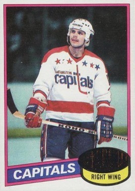 1980 Topps Mike Gartner #195 Hockey Card