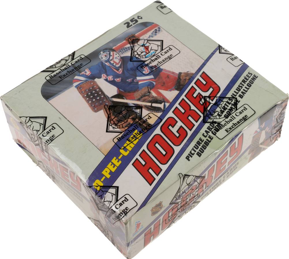 1981 O-Pee-Chee Wax Pack Box #WPB Hockey Card