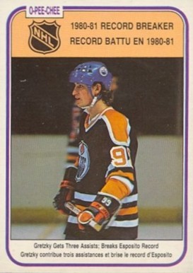 1981 O-Pee-Chee Wayne Gretzky #392 Hockey Card