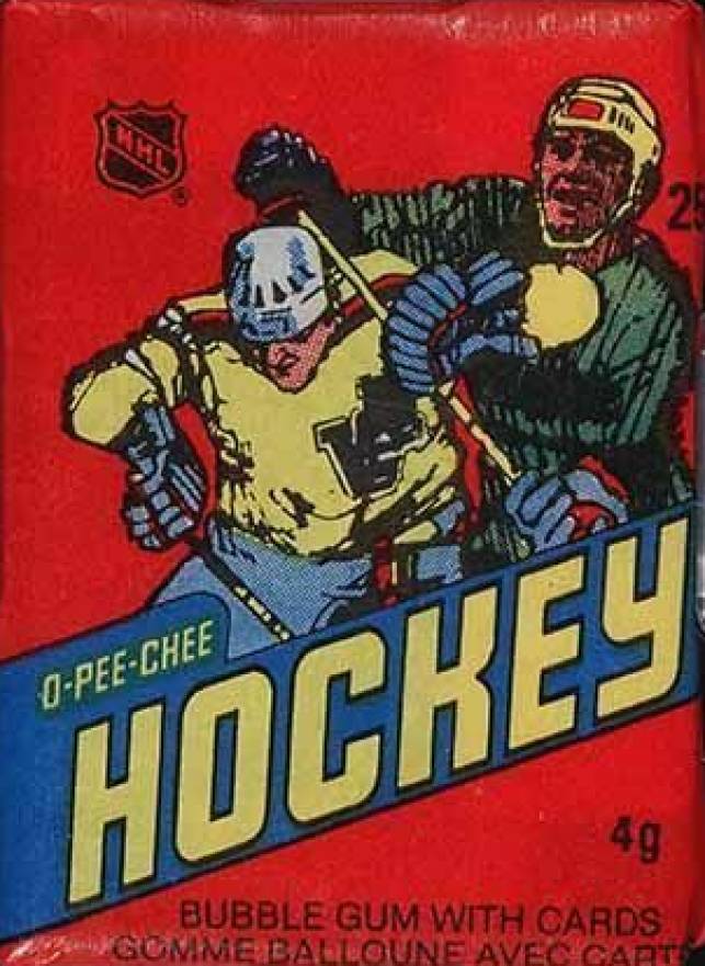 1981 O-Pee-Chee Wax Pack #WP Hockey Card