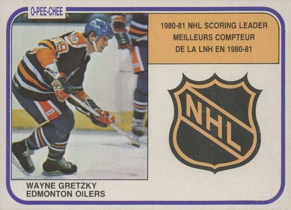 1981 O-Pee-Chee Wayne Gretzky #384 Hockey Card
