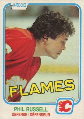 1981 O-Pee-Chee Phil Russell #51 Hockey Card