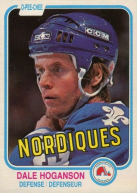 1981 O-Pee-Chee Dale Hoganson #276 Hockey Card