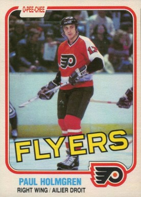 1981 O-Pee-Chee Paul Holmgren #242 Hockey Card