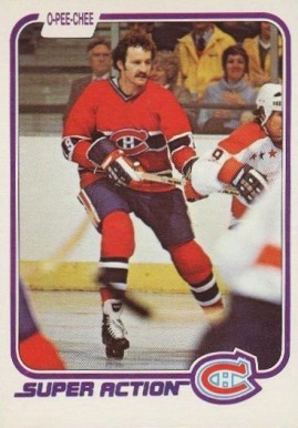 1981 O-Pee-Chee Larry Robinson #196 Hockey Card