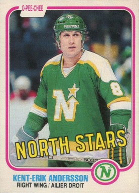1981 O-Pee-Chee Kent-Erik Andersson #158 Hockey Card