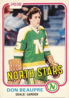 1981 O-Pee-Chee Don Beaupre #159 Hockey Card